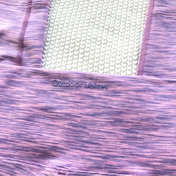 NWT Outdoor Voices Flow 7/8 Spacedye Leggings in Hyacinth, S - Picture 8 of 9